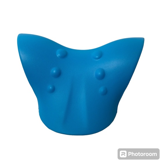 Neck stretcher cervical traction shampoo bowl neck support blue - Picture 1 of 5